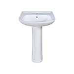 Pedestal basin Lavabo Wash Hand Ceramic Basin Porcelain Art counter basin Sink Tap Faucet